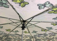 Duurzame Vouwen op Paraplu, de Opvouwbare Waterdichte Polyester van de Golfparaplu leverancier
