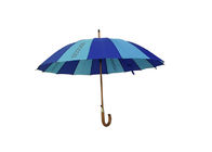 J Paraplu van de Vorm de Houten Stok, Raines-Zwarte Schacht van het Paraplu de Houten Handvat leverancier