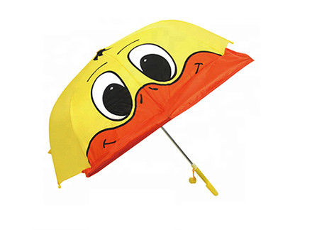 Het gele Sterke Aangepaste het Embleemontwerp van Kader Leuke Jonge geitjes Paraplu werkt regelmatig gemakkelijk leverancier