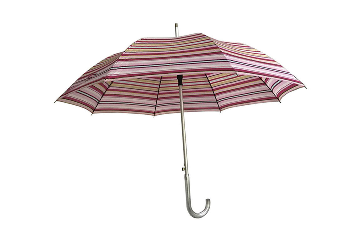 Kleurrijke Gestreepte Comfortabele de Paraplu Op zwaar werk berekende Enige Luifel van de Jonge geitjesregen leverancier