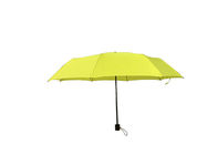 Gele Vouwen op Paraplu, Lichtgewicht Vouwend Paraplu Sterk Kader leverancier