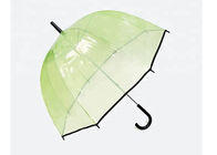 Poe Paraplu's van de Stoffen de Duidelijke Plastic Regen, de Transparante Open Auto van de Koepelparaplu leverancier
